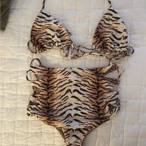 Acacia high waist bathing suit